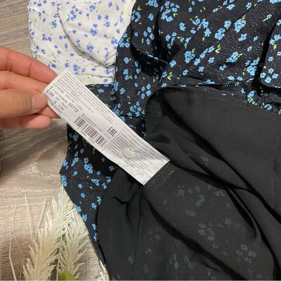 MANGO Dress. Contrasted, front ties MANGO dress - Picture 14 of 14